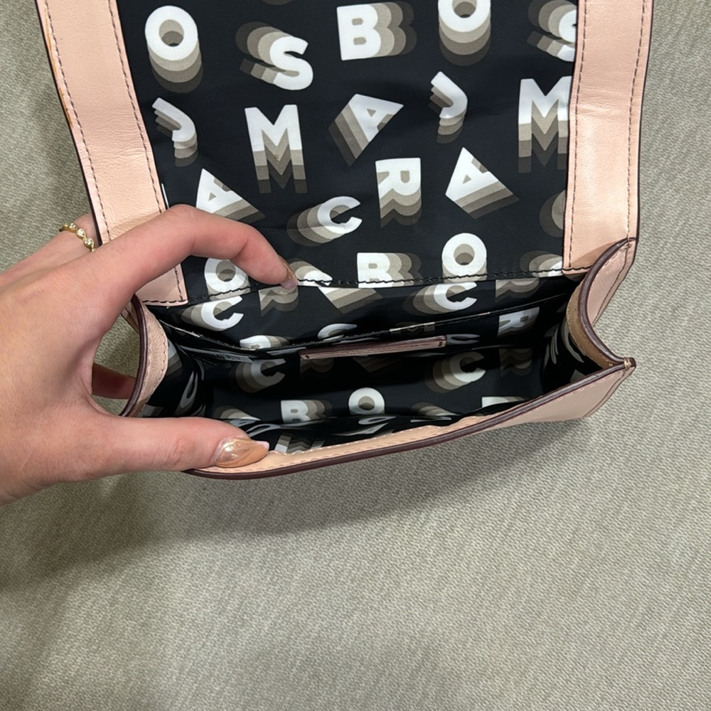 NEW Marc Jacobs Pink Mini Double Take Leather Crossbody Bag - Picture 10 of 14